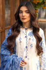 3 Piece Printed Embroidered Lawn Unstitched Suit CL-42087