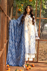 3 Piece Printed Embroidered Lawn Unstitched Suit CL-42087