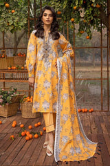 3 Piece Printed Embroidered Lawn Unstitched Suit CL-42090