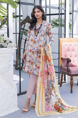 3 Piece Printed Lawn Unstitched Suit CL-42100 A