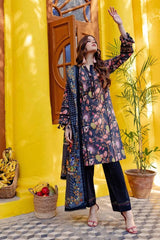 3 Piece Printed Lawn Unstitched Suit CL-42101 B
