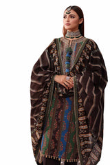 3 Piece Unstitched Embroidered Printed Suit with Embroidered Printed Lawn Dupatta CL-42107