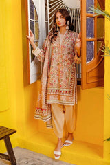 3 Piece Printed Lawn Unstitched Suit CL-42131
