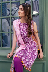 3 Piece Printed Lawn Unstitched Suit CL-42132 B