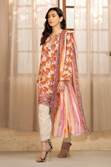 3 Piece Printed Embroidered Lawn Unstitched Suit CL-42134