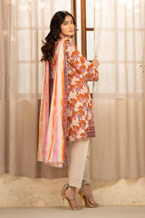 3 Piece Printed Embroidered Lawn Unstitched Suit CL-42134