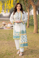 3 Piece Printed Lawn Unstitched Suit CL-42138 B