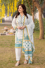 3 Piece Printed Lawn Unstitched Suit CL-42138 B