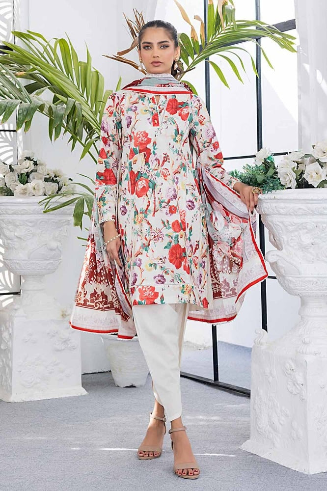 3 Piece Printed Lawn Unstitched Suit CL-42144