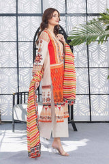 3 Piece Printed Lawn Unstitched Suit CL-42167 A