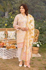 3 Piece Printed Lawn Unstitched Suit CL-42195 B