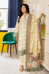 3 Piece Printed Lawn Unstitched Suit CL-42196 B