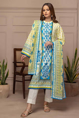 3 Piece Unstitched Printed Lawn Suit CLP-32236 A