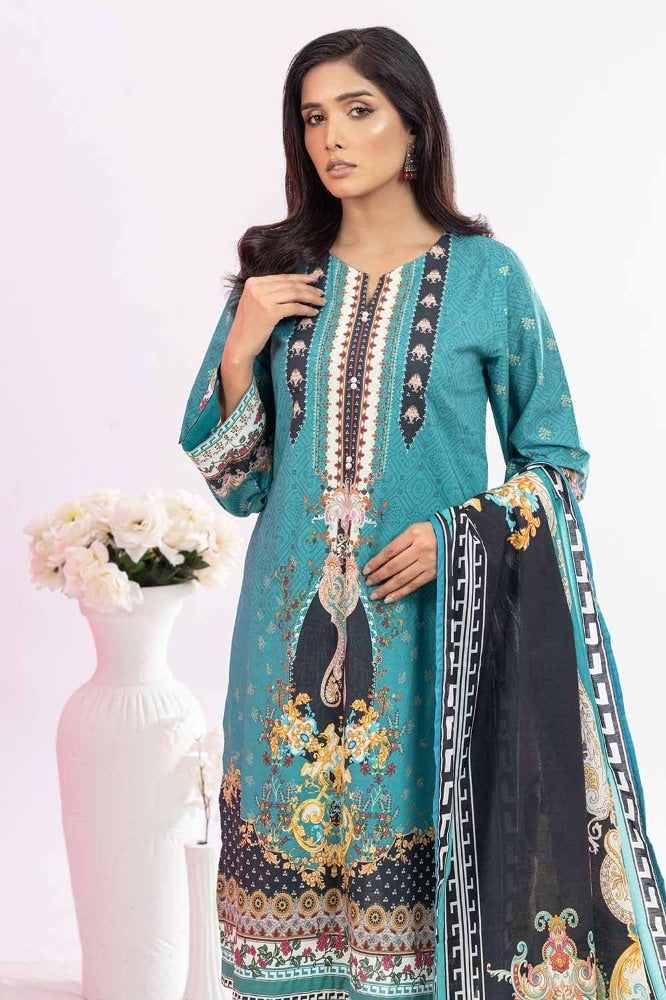 3 Piece Unstitched Printed Lawn Suit CLP-32268