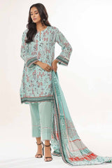 3 Piece Unstitched Printed Lawn Suit CLP-32272 A