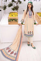 3 Piece Unstitched Printed Lawn Suit CLP-32297 B