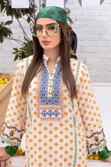 3 Piece Unstitched Printed Lawn Suit CLP-32297 B