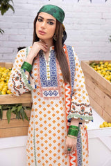3 Piece Unstitched Printed Lawn Suit CLP-32297 B