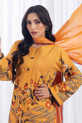 3 Piece Unstitched Printed Lawn Suit CLP-32304