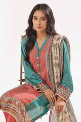 3 Piece Unstitched Printed Lawn Suit CLP-32321 B