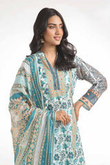 3 Piece Unstitched Printed Lawn Suit CLP-42069