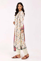 3 Piece Unstitched Printed Cotail Suit CV-42001