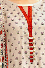3 Piece Unstitched Printed Cotail Suit CV-42002