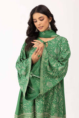 3 Piece Unstitched Embroidered Cotail Suit with Embroidered Cotail Dupatta CV-42007