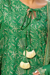 3 Piece Unstitched Embroidered Cotail Suit with Embroidered Cotail Dupatta CV-42007