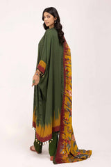 3 Piece Unstitched Printed Cotail Suit CV-42008
