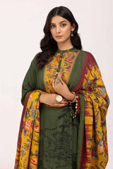 3 Piece Unstitched Printed Cotail Suit CV-42008