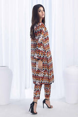 2 Piece Printed Khaddar Unstitched Suit CWT-32010