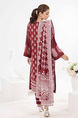 3 Piece Printed Khaddar Unstitched Suit WR-32003