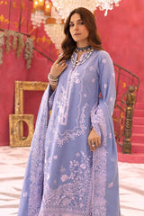 3 Piece Embroidered Linen Unstitched Suit with Embroidered Linen Dupatta RC-32007