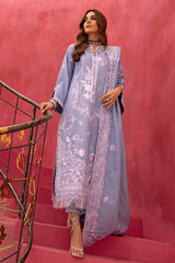 3 Piece Embroidered Linen Unstitched Suit with Embroidered Linen Dupatta RC-32007