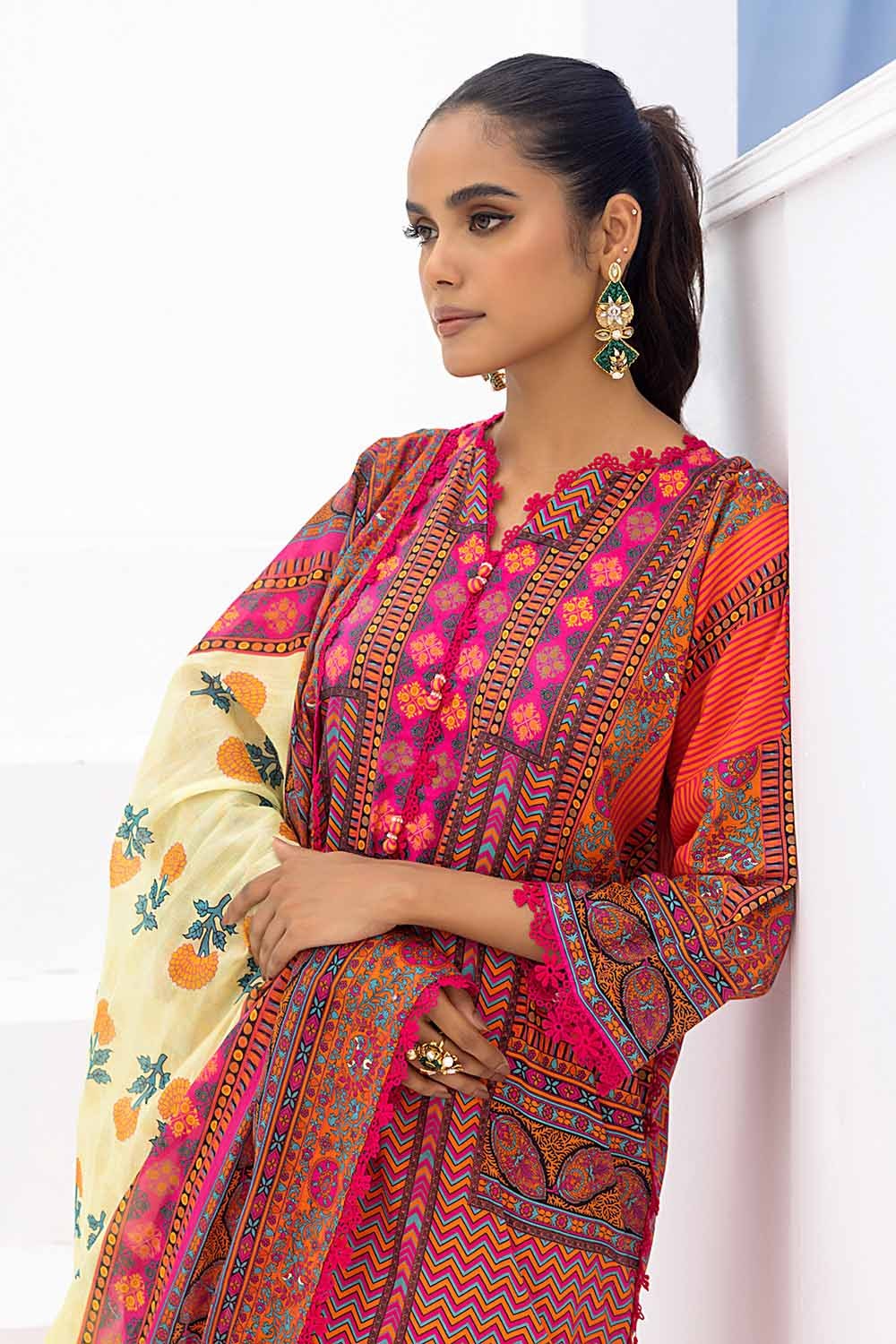 3 Piece Printed Lawn Unstitched Suit CL-32476
