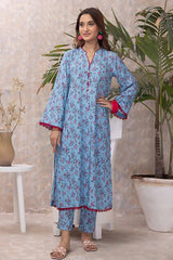 2 Piece Printed Karandi Unstitched Suit WNST-32066