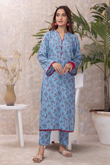 2 Piece Printed Karandi Unstitched Suit WNST-32066