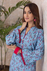 2 Piece Printed Karandi Unstitched Suit WNST-32066