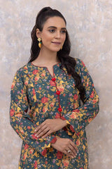 2 Piece Printed Karandi Unstitched Suit WNST-32075