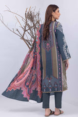3 Piece Printed Karandi Unstitched Suit WNS-32236 A