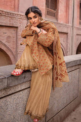 3 Piece Lawn Unstitched Foil Printed Suit CL-32445 A