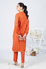 2 Piece Printed Linen Unstitched Shirt with Printed Linen Trouser WNST-32089