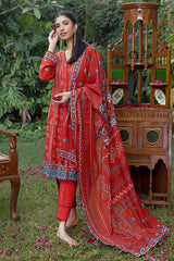 3 Piece Lawn Unstitched Printed Suit CL-32218