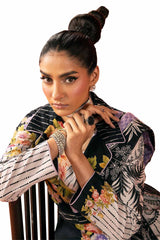 3 Piece Unstitched Diamantes Printed Lawn Suit with Denting Lawn Dupatta DN-42031