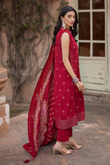 3 Piece Khaddar Jacquard Unstitched Suit MJ-32075