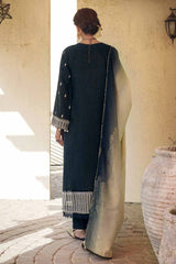 3 Piece Embroidered Khaddar Unstitched Suit with Printed Khaddar Jacquard Dupatta MJ-32077