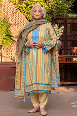 3 Piece Lawn Unstitched Embroidered Suit CL-32129