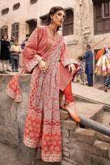 3 Piece Lawn Unstitched Foil Printed Suit CL-32447 A
