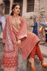 3 Piece Lawn Unstitched Foil Printed Suit CL-32447 A